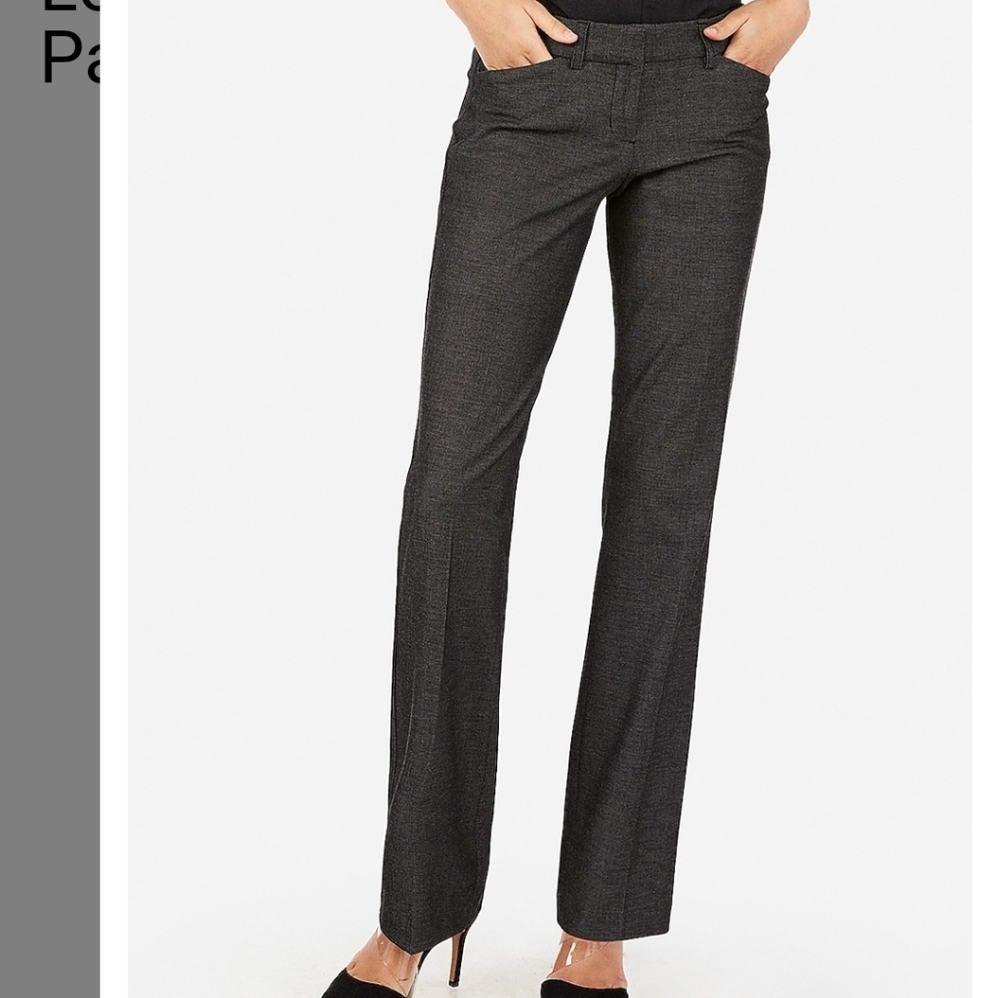 EUC Express "Editor" Dark Gray Trouser Pants Size 2